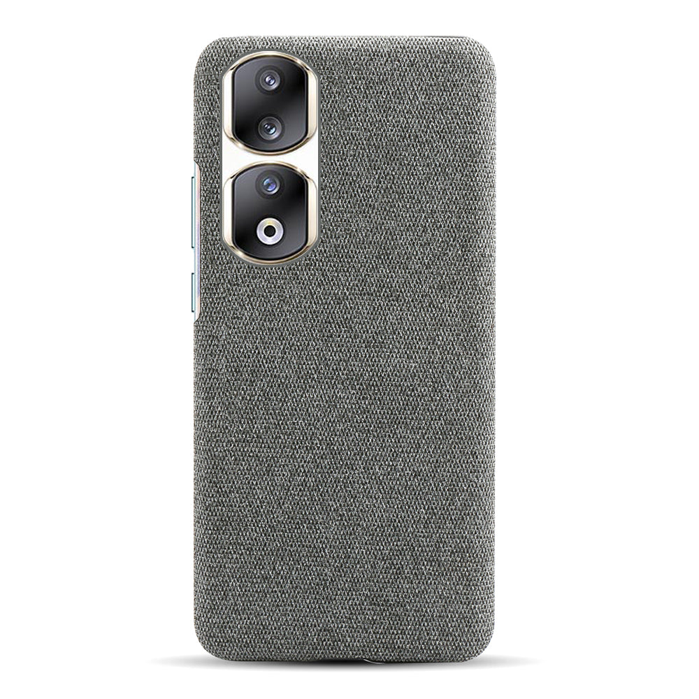 Cloth+Hard PC Protective Phone Case for Honor 90 Pro , Scratch-resistant Cell Phone Cover