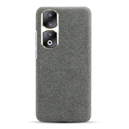 Cloth+Hard PC Protective Phone Case for Honor 90 Pro , Scratch-resistant Cell Phone Cover