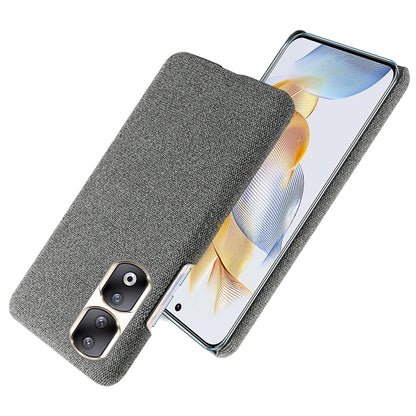 Cloth+Hard PC Protective Phone Case for Honor 90 Pro , Scratch-resistant Cell Phone Cover