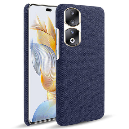 Cloth+Hard PC Protective Phone Case for Honor 90 Pro , Scratch-resistant Cell Phone Cover