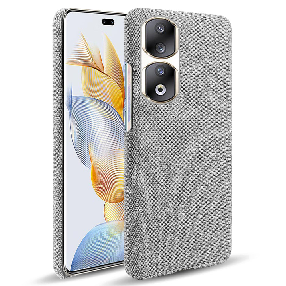 Cloth+Hard PC Protective Phone Case for Honor 90 Pro , Scratch-resistant Cell Phone Cover