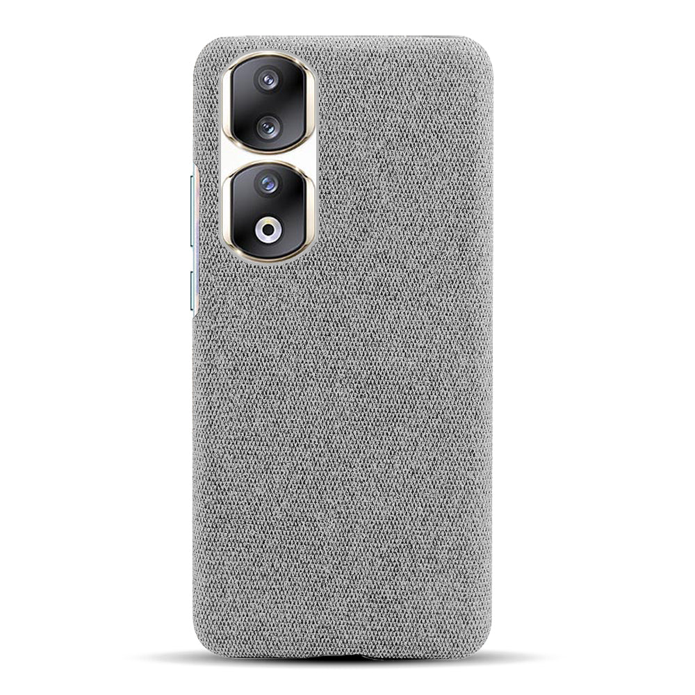 Cloth+Hard PC Protective Phone Case for Honor 90 Pro , Scratch-resistant Cell Phone Cover