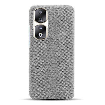Cloth+Hard PC Protective Phone Case for Honor 90 Pro , Scratch-resistant Cell Phone Cover
