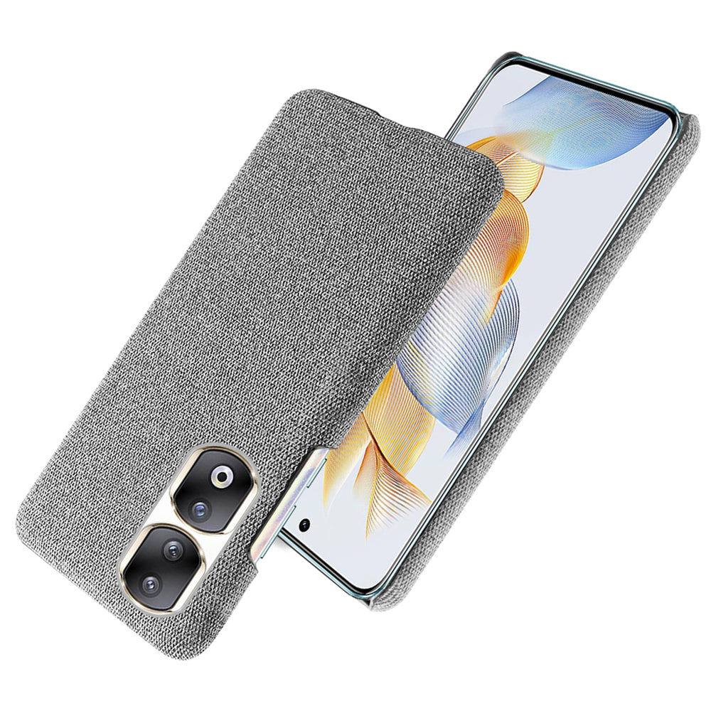 Cloth+Hard PC Protective Phone Case for Honor 90 Pro , Scratch-resistant Cell Phone Cover