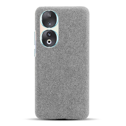 Cloth Texture Phone Case for Honor 90 , Cloth+Hard PC Anti-scratch Phone Cover