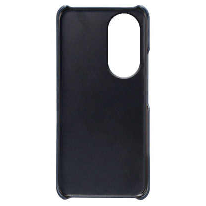 For Honor 90 PU Leather Coated Hard PC Cover Calf Texture Shockproof Phone Case