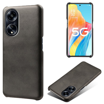Back Case for Oppo A1 5G / A98 5G / F23 5G PU Leather + PC Calf Texture Shockproof Phone Cover