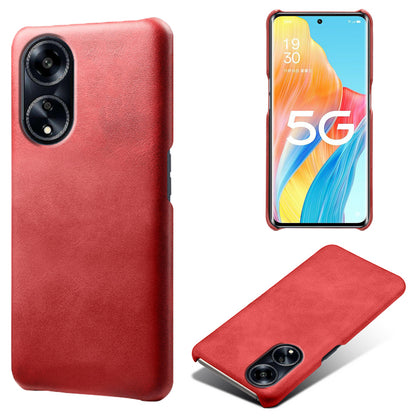 Back Case for Oppo A1 5G / A98 5G / F23 5G PU Leather + PC Calf Texture Shockproof Phone Cover