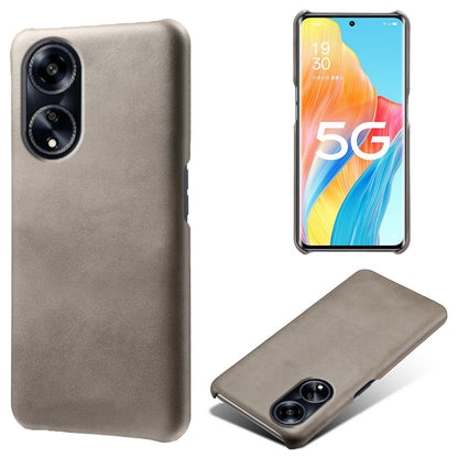 Back Case for Oppo A1 5G / A98 5G / F23 5G PU Leather + PC Calf Texture Shockproof Phone Cover