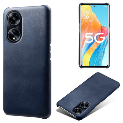 Back Case for Oppo A1 5G / A98 5G / F23 5G PU Leather + PC Calf Texture Shockproof Phone Cover