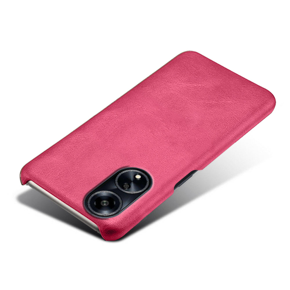 Back Case for Oppo A1 5G / A98 5G / F23 5G PU Leather + PC Calf Texture Shockproof Phone Cover