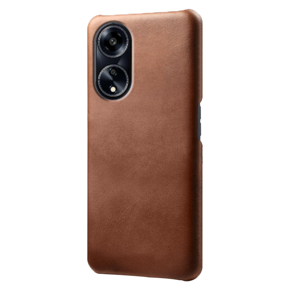 Back Case for Oppo A1 5G / A98 5G / F23 5G PU Leather + PC Calf Texture Shockproof Phone Cover