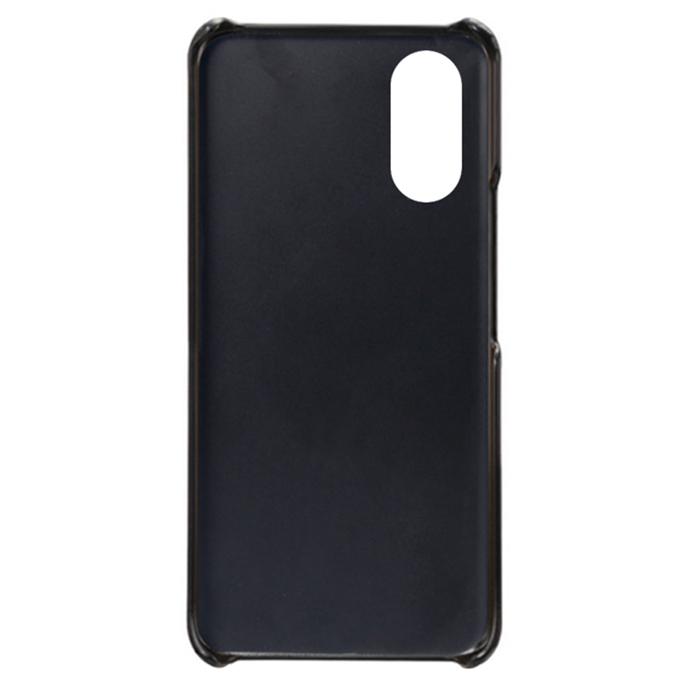 For Oppo A1 5G / A98 5G / F23 5G Dual Card Slots Phone Cover PU Leather Coated PC Protective Case