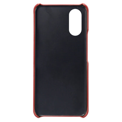 For Oppo A1 5G / A98 5G / F23 5G Dual Card Slots Phone Cover PU Leather Coated PC Protective Case
