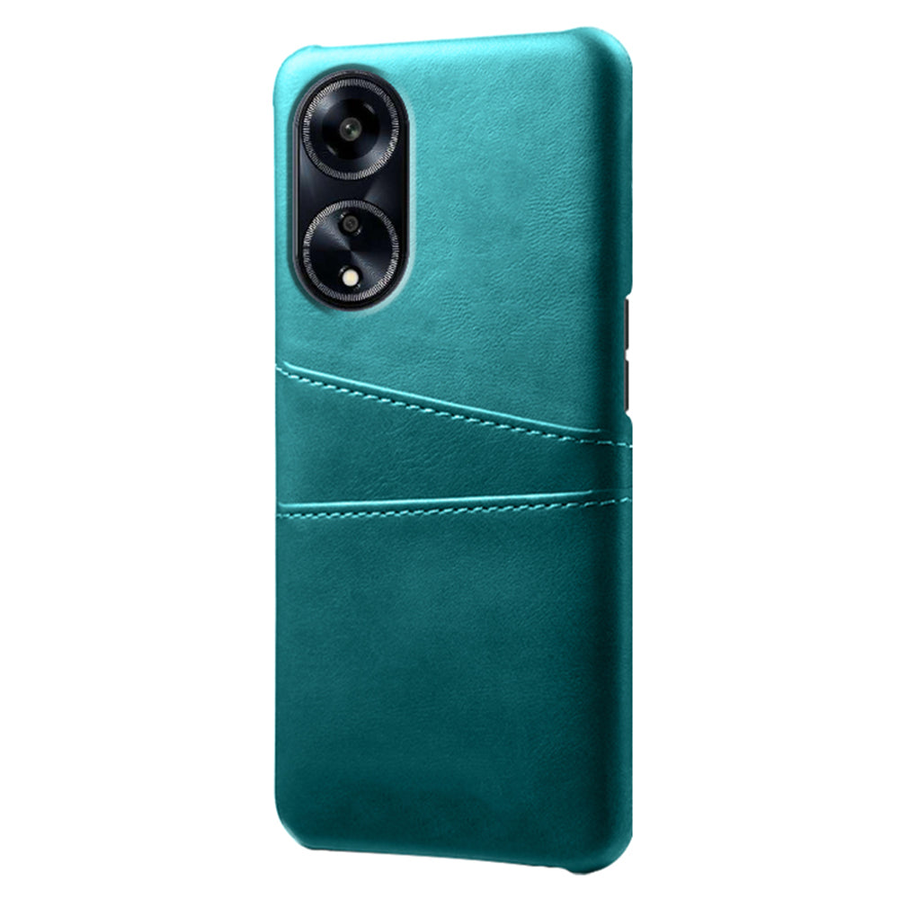 For Oppo A1 5G / A98 5G / F23 5G Dual Card Slots Phone Cover PU Leather Coated PC Protective Case