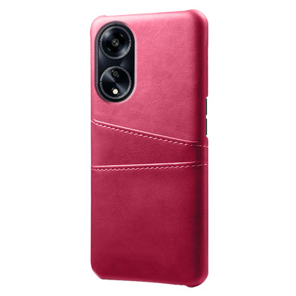 For Oppo A1 5G / A98 5G / F23 5G Dual Card Slots Phone Cover PU Leather Coated PC Protective Case