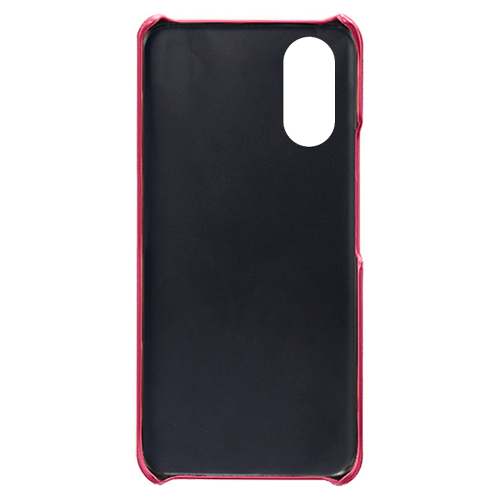 For Oppo A1 5G / A98 5G / F23 5G Dual Card Slots Phone Cover PU Leather Coated PC Protective Case