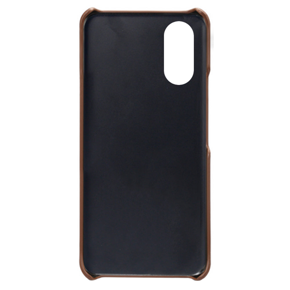 For Oppo A1 5G / A98 5G / F23 5G Dual Card Slots Phone Cover PU Leather Coated PC Protective Case