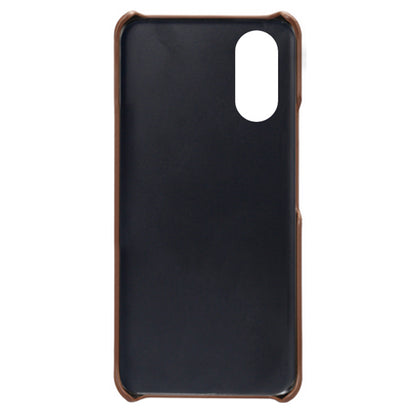 For Oppo A1 5G / A98 5G / F23 5G Dual Card Slots Phone Cover PU Leather Coated PC Protective Case