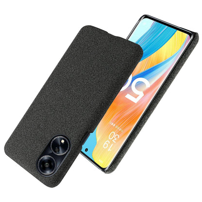 Phone Case for Oppo A1 5G / A98 5G / F23 5G , Dual Layer Cloth+Hard PC Protective Cover