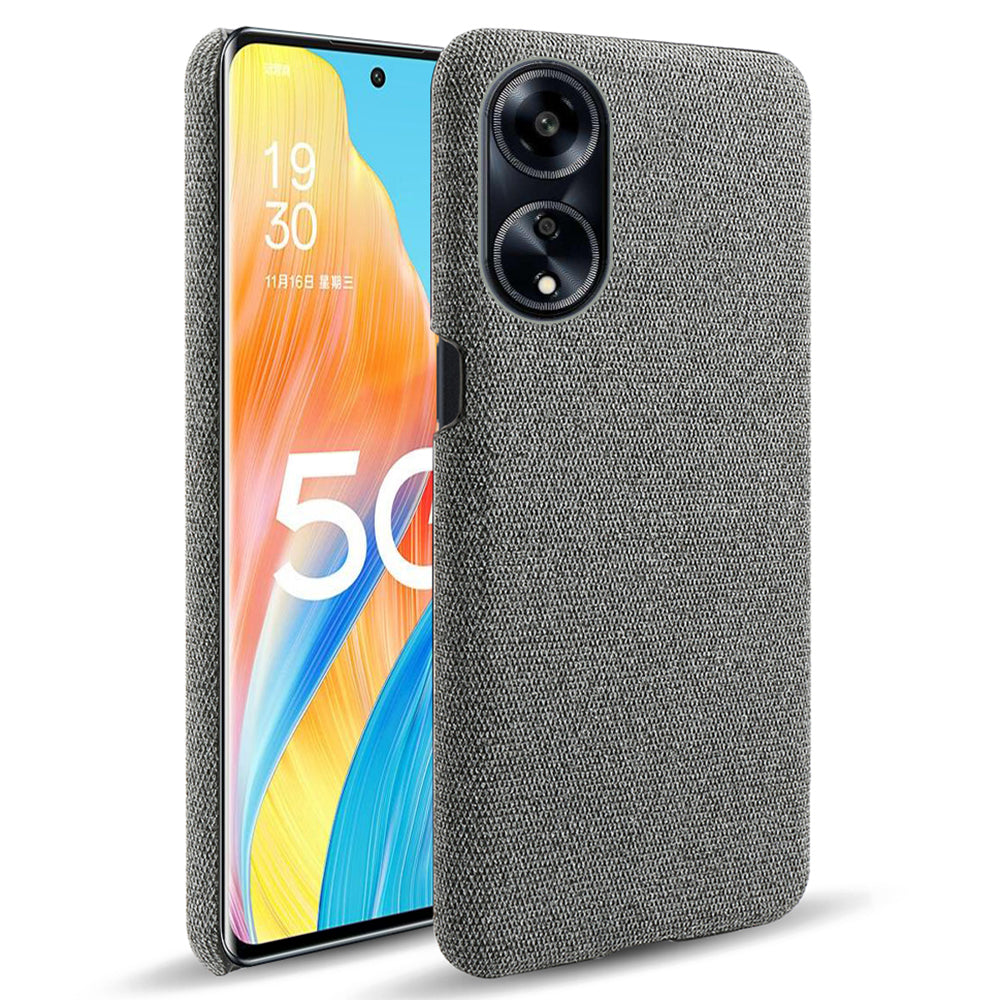 Phone Case for Oppo A1 5G / A98 5G / F23 5G , Dual Layer Cloth+Hard PC Protective Cover