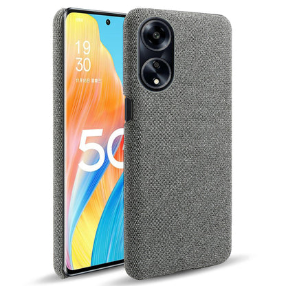 Phone Case for Oppo A1 5G / A98 5G / F23 5G , Dual Layer Cloth+Hard PC Protective Cover