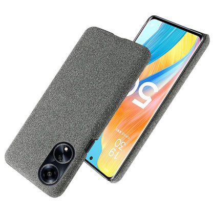 Phone Case for Oppo A1 5G / A98 5G / F23 5G , Dual Layer Cloth+Hard PC Protective Cover