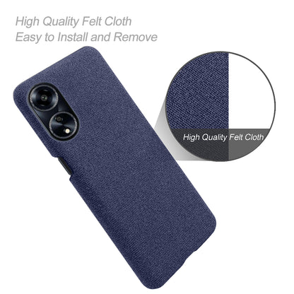 Phone Case for Oppo A1 5G / A98 5G / F23 5G , Dual Layer Cloth+Hard PC Protective Cover