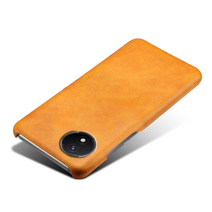 For vivo Y02A 4G / Y02 4G / Y11 (2023) Anti-Scratch Back Case PU Leather + PC Calf Texture Phone Cover