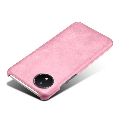 For vivo Y02A 4G / Y02 4G / Y11 (2023) Anti-Scratch Back Case PU Leather + PC Calf Texture Phone Cover