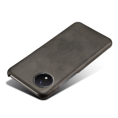 For vivo Y02A 4G / Y02 4G / Y11 (2023) Anti-Scratch Back Case PU Leather + PC Calf Texture Phone Cover