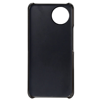 For vivo Y02A 4G / Y02 4G / Y11 (2023) Anti-Scratch Back Case PU Leather + PC Calf Texture Phone Cover