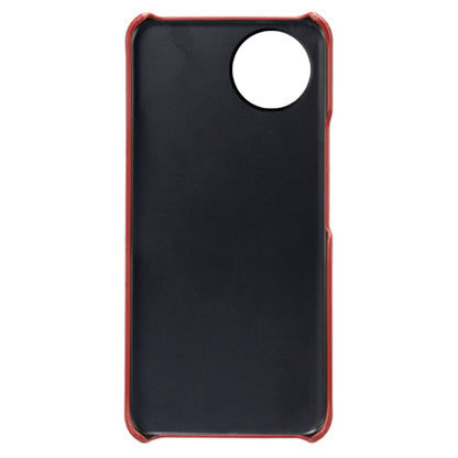 For vivo Y02A 4G / Y02 4G / Y11 (2023) Anti-Scratch Back Case PU Leather + PC Calf Texture Phone Cover