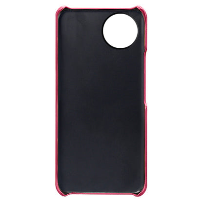 For vivo Y02A 4G / Y02 4G / Y11 (2023) Anti-Scratch Back Case PU Leather + PC Calf Texture Phone Cover