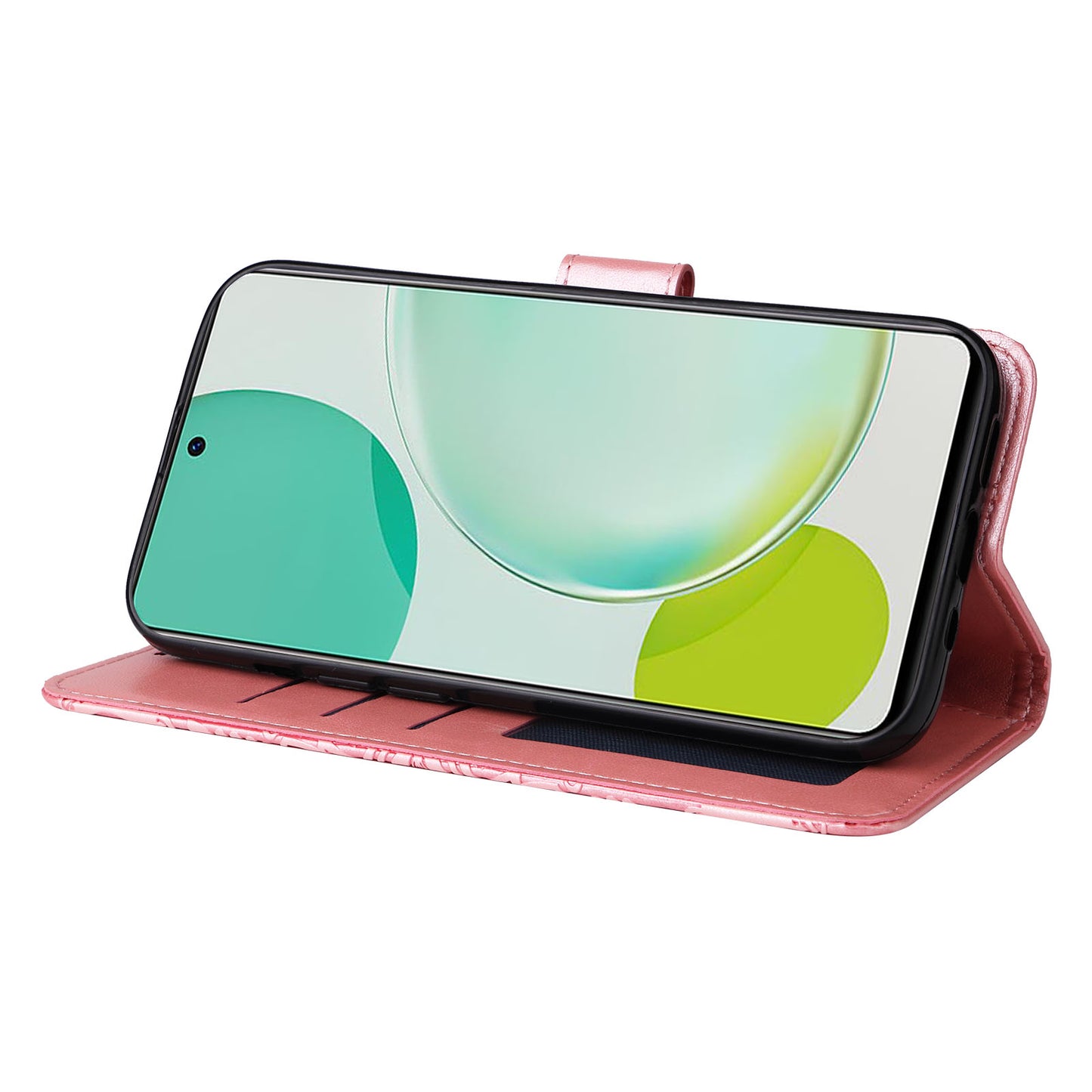 For Huawei Nova 11i / Maimang 20 / Enjoy 60 Pro Sunflower Imprinted Stand PU Leather Cover Wallet Case
