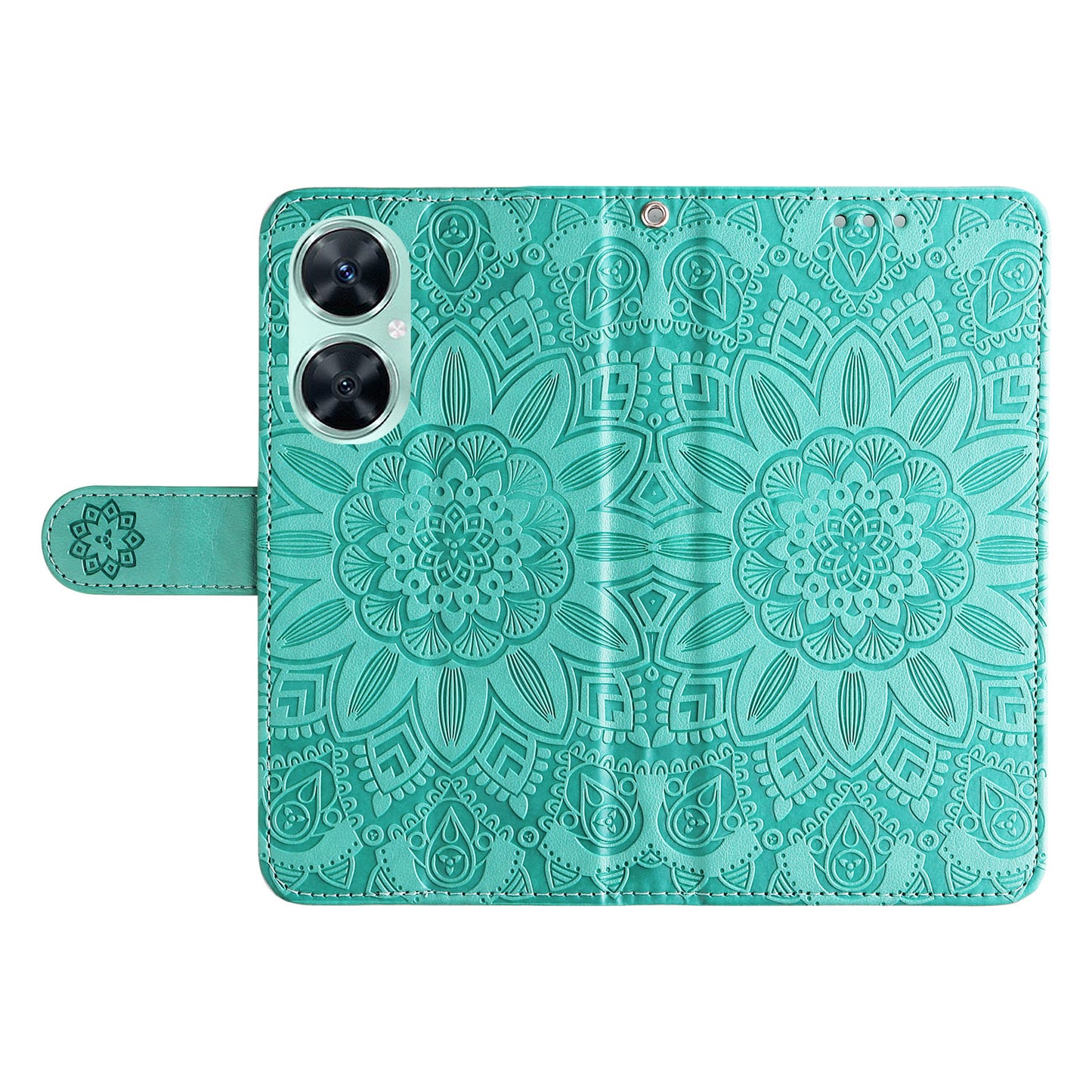 For Huawei Nova 11i / Maimang 20 / Enjoy 60 Pro Sunflower Imprinted Stand PU Leather Cover Wallet Case