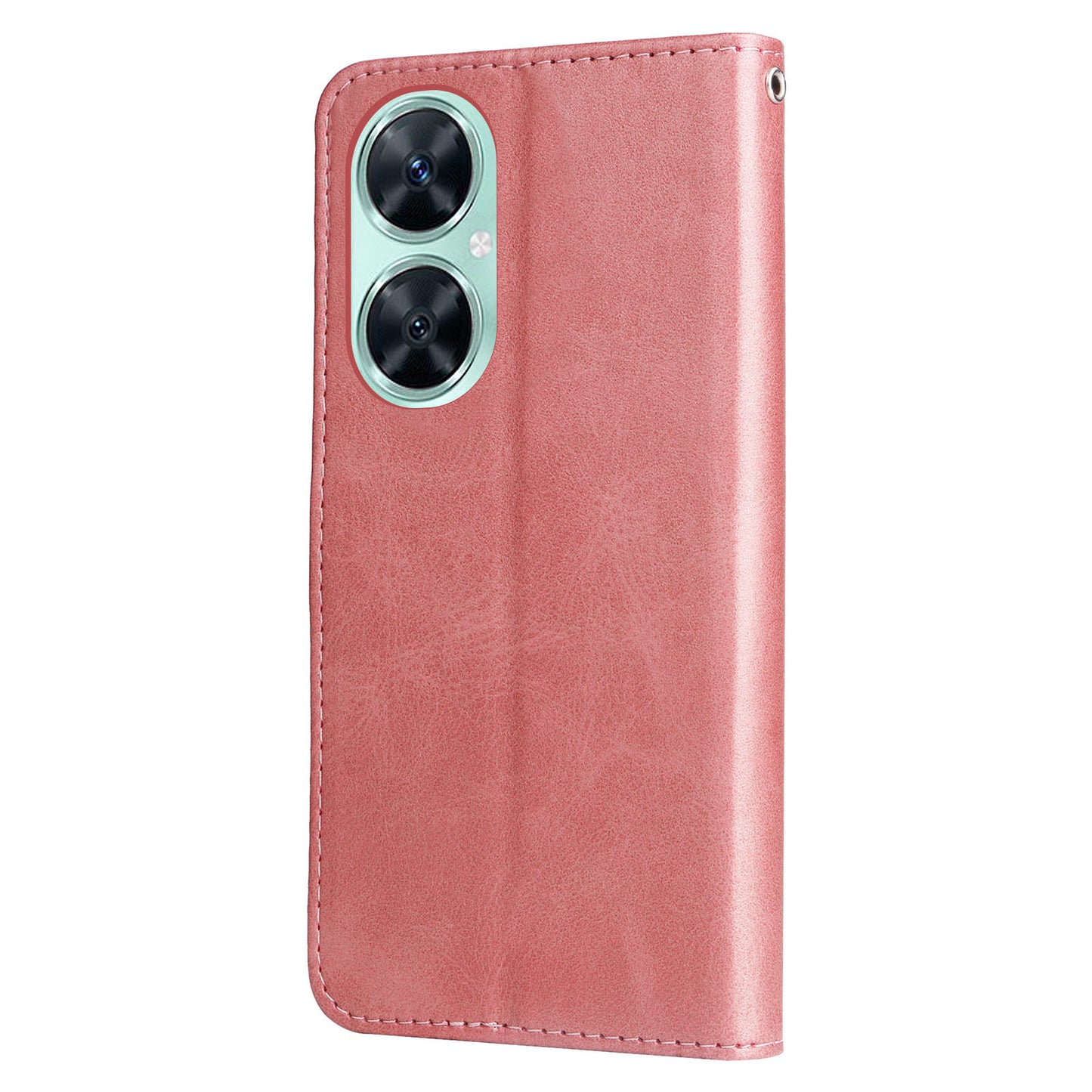 For Huawei Nova 11i / Enjoy 60 Pro / Maimang 20 Calf Texture Leather Phone Case Zipper Pocket Wallet Flip Cover with Stand