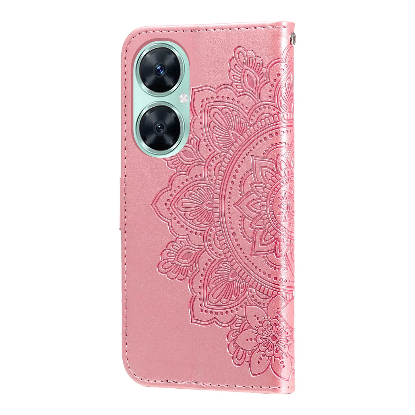 Imprinted Flower Case for Huawei Nova 11i / Maimang 20 / Enjoy 60 Pro Stand Wallet Phone Shell PU Leather Cover