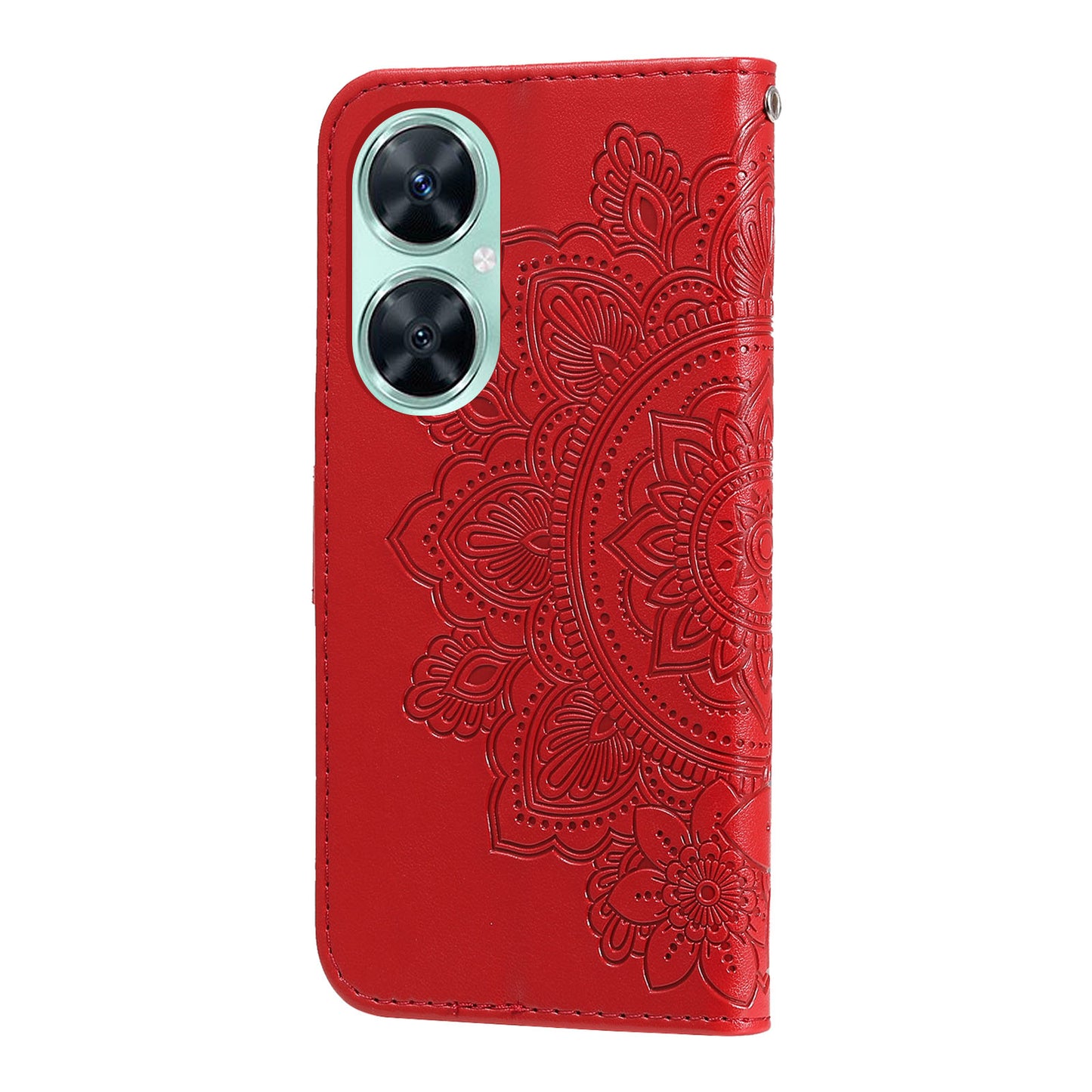 Imprinted Flower Case for Huawei Nova 11i / Maimang 20 / Enjoy 60 Pro Stand Wallet Phone Shell PU Leather Cover