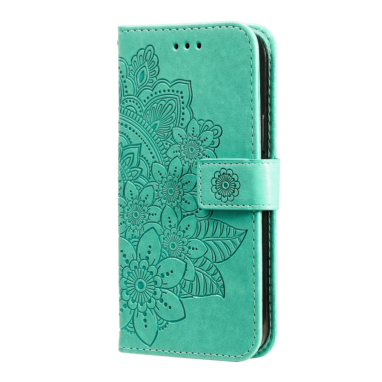 Imprinted Flower Case for Huawei Nova 11i / Maimang 20 / Enjoy 60 Pro Stand Wallet Phone Shell PU Leather Cover
