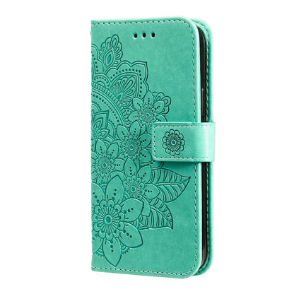 Imprinted Flower Case for Huawei Nova 11i / Maimang 20 / Enjoy 60 Pro Stand Wallet Phone Shell PU Leather Cover