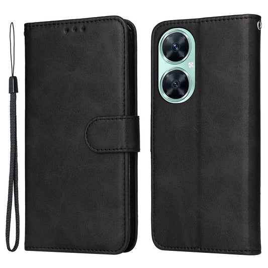 For Huawei Nova 11i / Maimang 20 / Enjoy 60 Pro Wallet Phone Case PU Leather Calf Texture Stand Cover