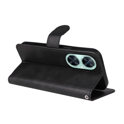 For Huawei Nova 11i / Maimang 20 / Enjoy 60 Pro Wallet Phone Case PU Leather Calf Texture Stand Cover