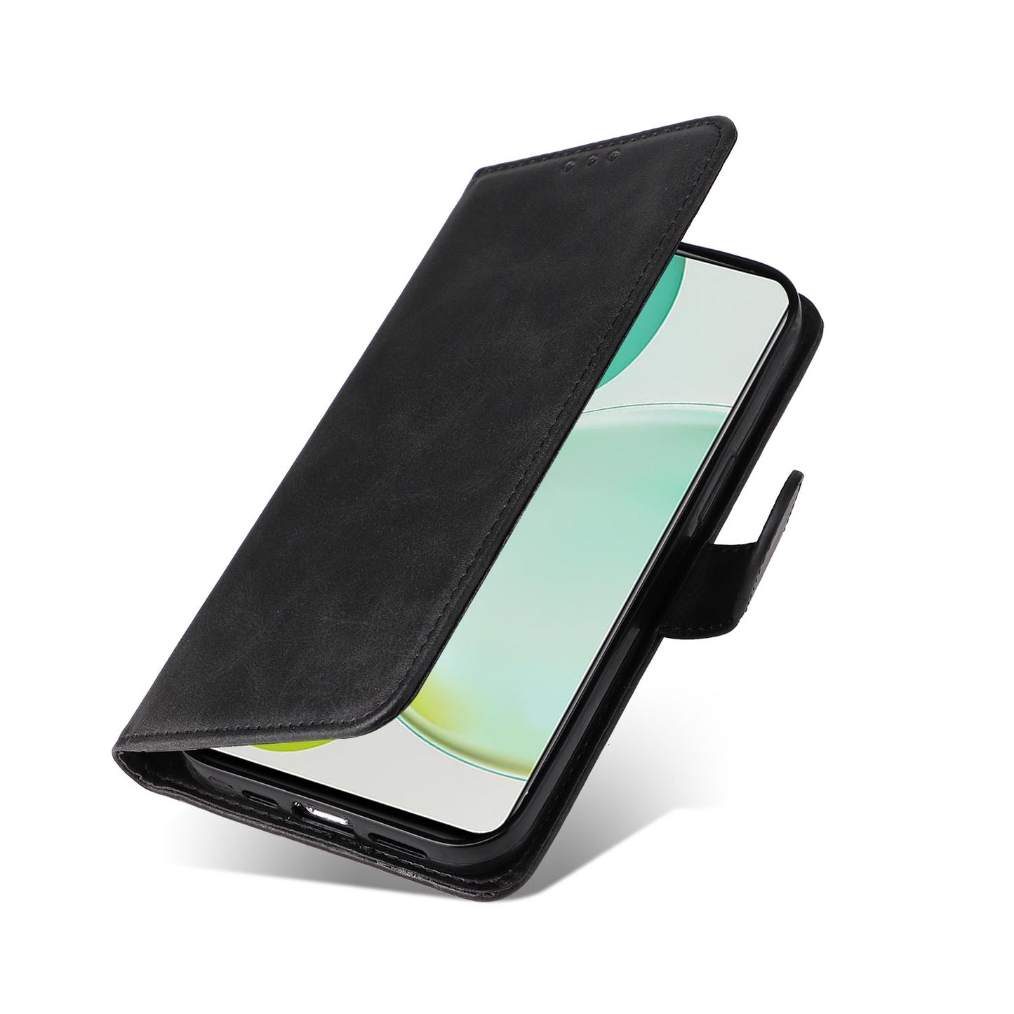 For Huawei Nova 11i / Maimang 20 / Enjoy 60 Pro Wallet Phone Case PU Leather Calf Texture Stand Cover