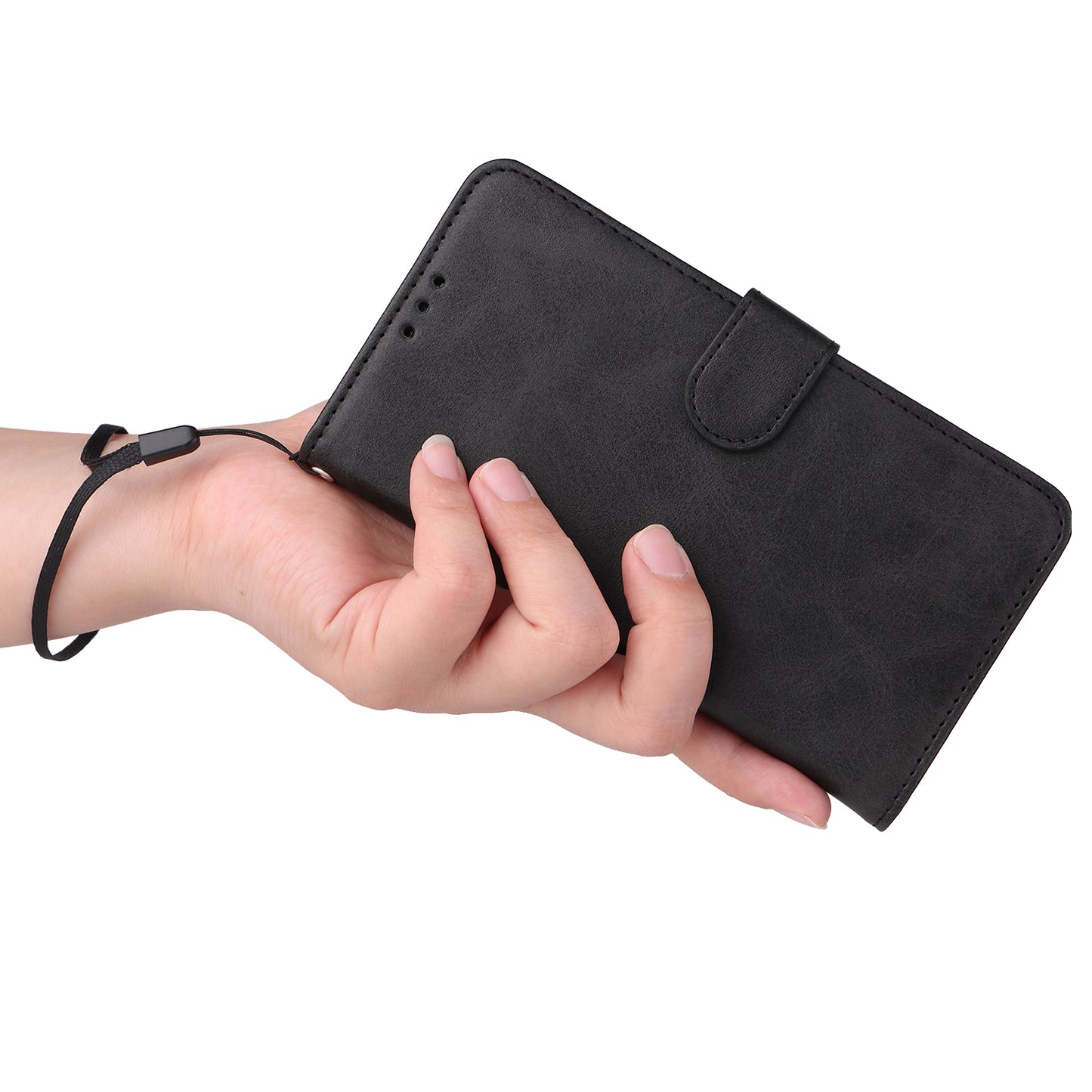 For Huawei Nova 11i / Maimang 20 / Enjoy 60 Pro Wallet Phone Case PU Leather Calf Texture Stand Cover