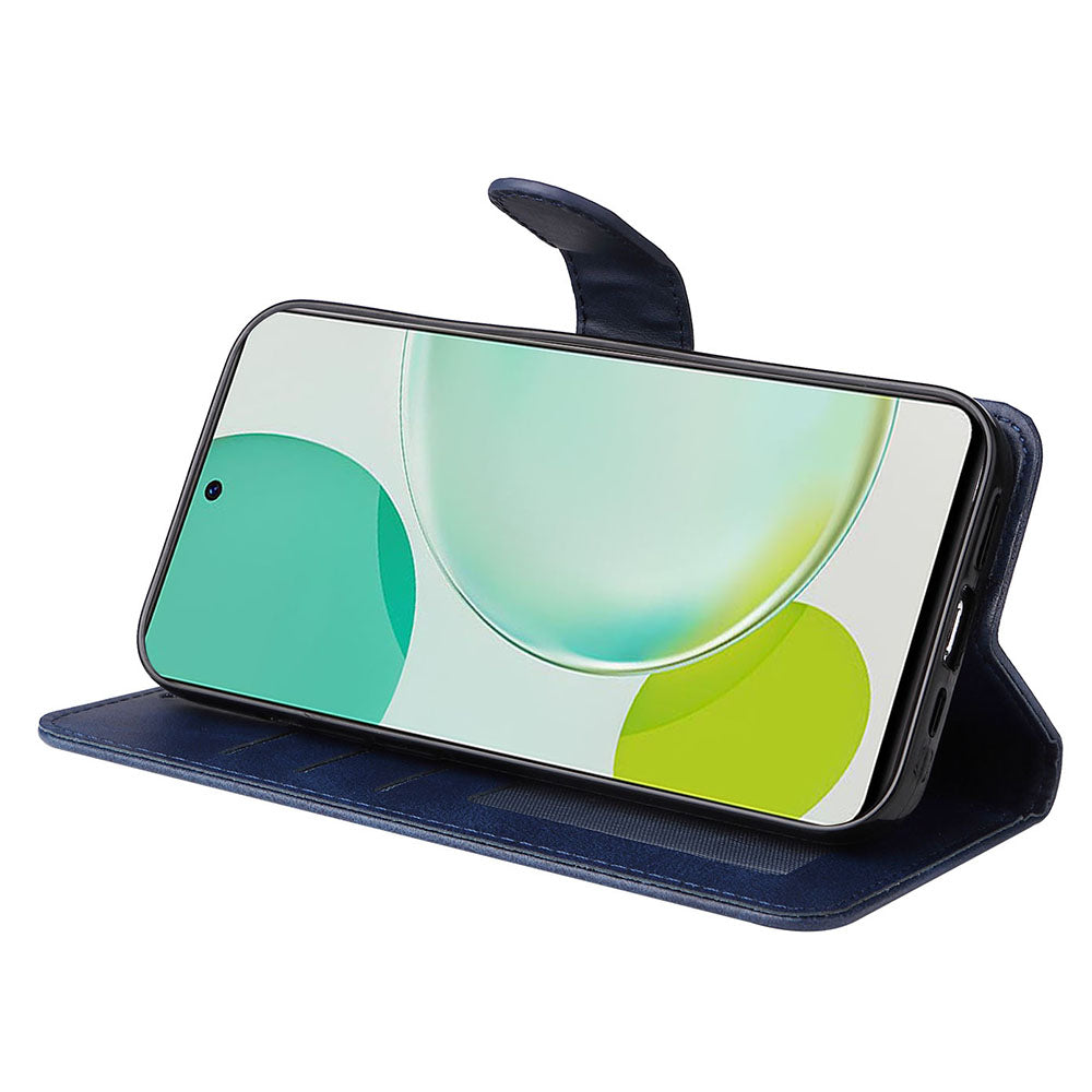 For Huawei Nova 11i / Maimang 20 / Enjoy 60 Pro Wallet Phone Case PU Leather Calf Texture Stand Cover