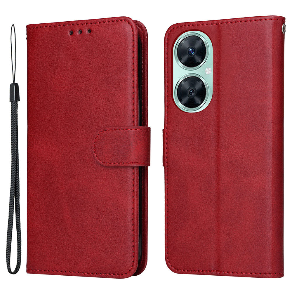 For Huawei Nova 11i / Maimang 20 / Enjoy 60 Pro Wallet Phone Case PU Leather Calf Texture Stand Cover