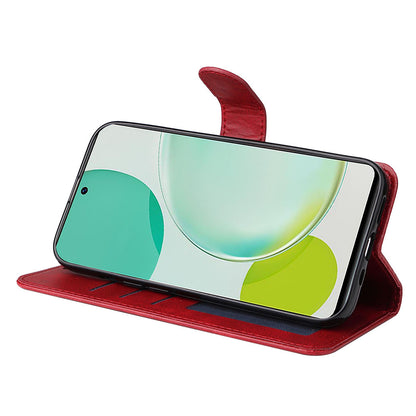 For Huawei Nova 11i / Maimang 20 / Enjoy 60 Pro Wallet Phone Case PU Leather Calf Texture Stand Cover