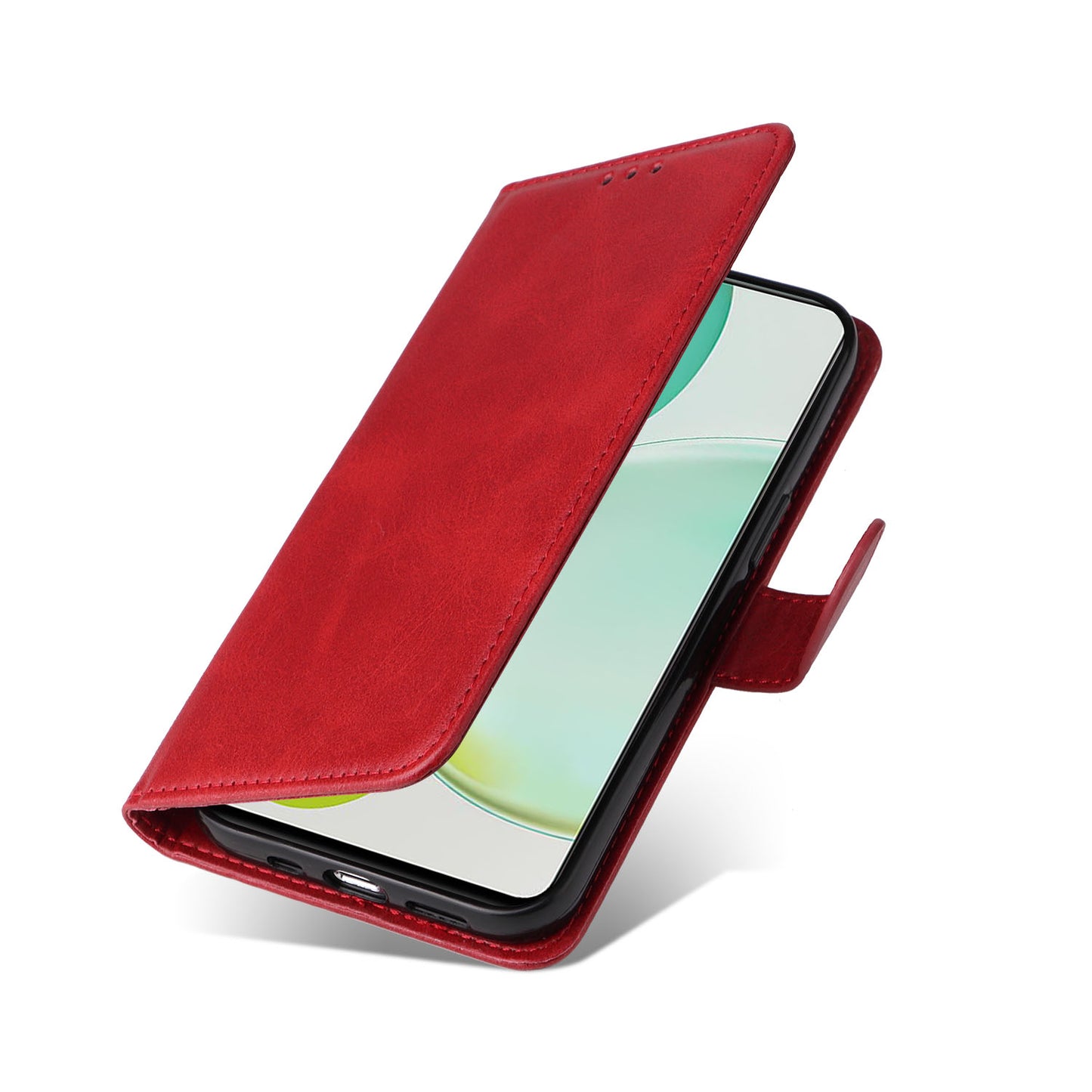 For Huawei Nova 11i / Maimang 20 / Enjoy 60 Pro Wallet Phone Case PU Leather Calf Texture Stand Cover