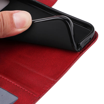 For Huawei Nova 11i / Maimang 20 / Enjoy 60 Pro Wallet Phone Case PU Leather Calf Texture Stand Cover